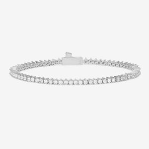Melinda Maria Baby Not Your Basic Tennis Bracelet 6.5" Silver New ✨️FIRM